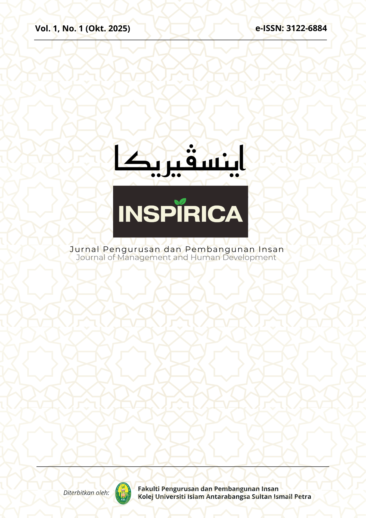 					View Vol. 1 No. 1 (2025): Inspirica October 2025
				